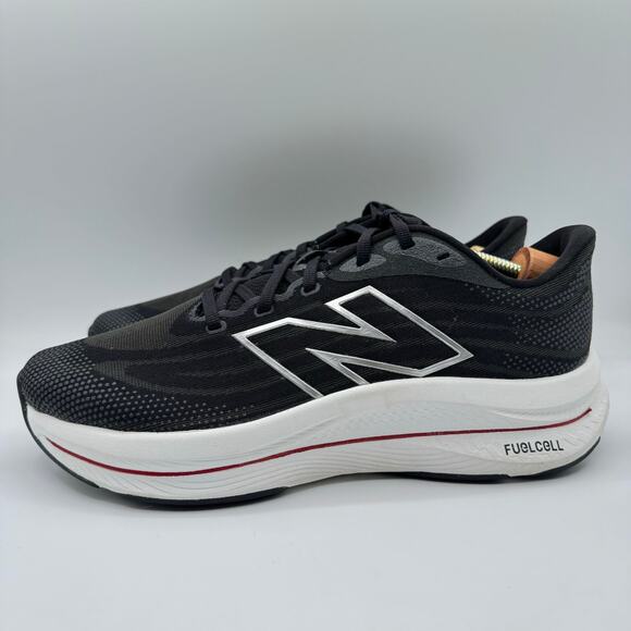 New Balance FuelCell Walker Elite Black Red Silver Walking Sneakers Men’s 8.5 - Picture 4 of 8